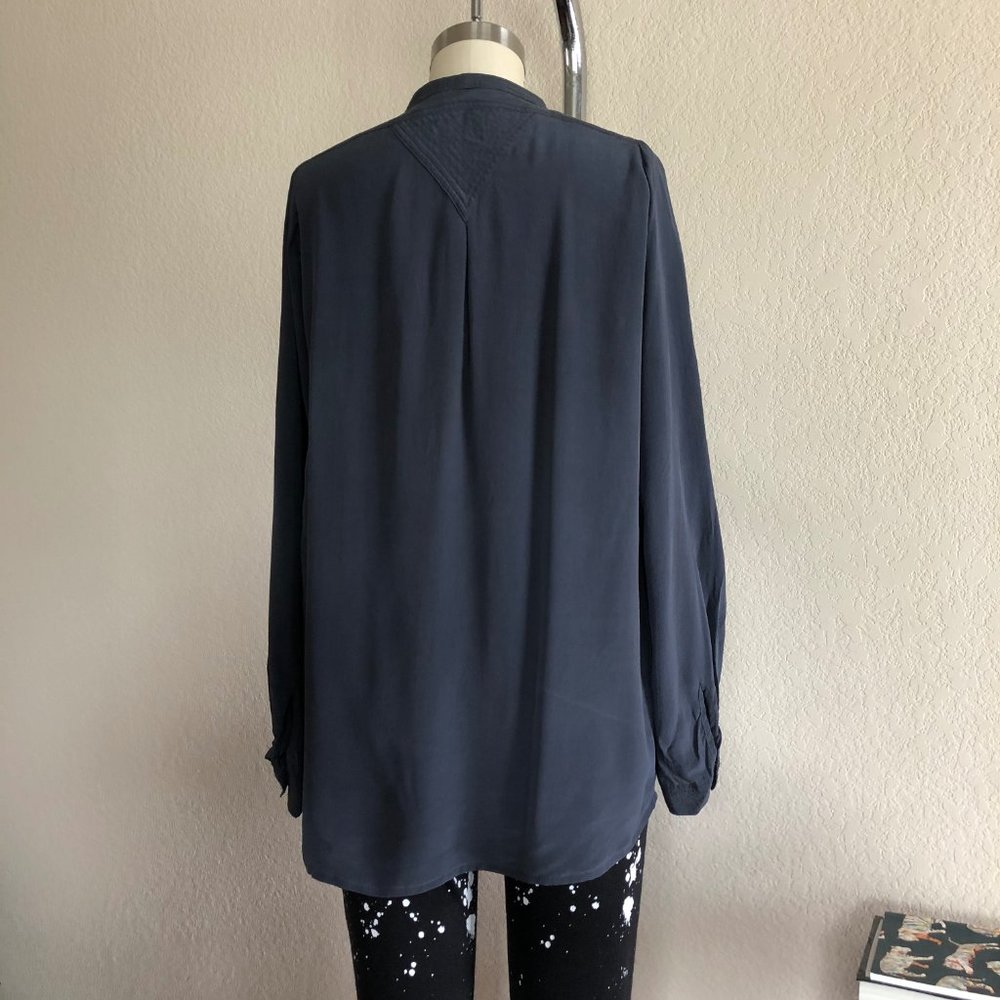 French Conn Shyanne Silk Top Button Down Tie - Picture 7 of 8